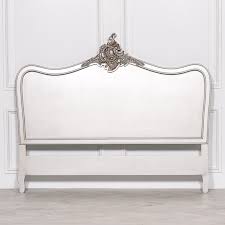 Major brands include sealy, silentnight, respa, rest assured, sleepnight, breasley, sleepys, limelight and more. French Antiqued Silver 5ft King Size Headboard Furniture La Maison Chic Luxury Interiors