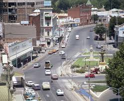 1974 City Of Bendigo From The Tower Of The Shamrock Hotel Www Vicroads Vic Gov Au Centenary Australia History Old Photos Bendigo