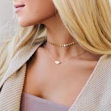 Poppy Choker Necklace Dainty Gold Necklace Choker Necklace Chokers