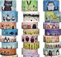 Amazon.com: refustar Cute Washi Tape Set - 24 Rolls Kawaii ...