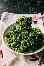 Stir Fried Chinese Mustard Greens Xuelihong Recipe Greens Recipe Chinese Mustard Greens Recipe Chinese Mustard