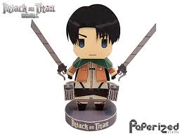 What episode is attack on titan? Attack On Titan Levi Ackerman Papercraft Paperized Crafts