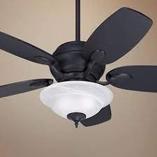 43 Casa Optima Matte Black Ceiling Fan With Light Kit 11g72 Lamps Plus Ceiling Fan With Light Black Ceiling Fan Fan Light