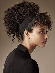 Tied Up Curly Hair Styles Curled Hairstyles Hair Styles