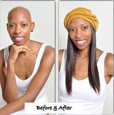 Attach N Wrap Human Hair Extensions Scarf Great For Protective Styling Www Attachnwrap Com Hairfashion Chemowr Human Hair Extensions Hair Wraps Chemo Hair
