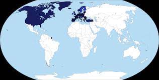 To add this web app to your home screen. Map Of The World Depicting The Member States Of Nato And The Eu Oc 4974 2519 Mapporn