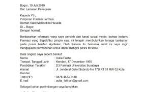Maybe you would like to learn more about one of these? Contoh Surat Lamaran Sebagai Apoteker Contoh Surat