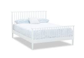 Single bunk bed and two mattresses. White Mallory Queen Bed Amart Furniture