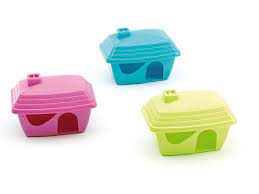 The small animal cage, made of solid fir wood, is stable and durable enough, ideal for small animals such as rabbits, chicks, guinea pigs, ducks, hedgehogs. Casita Small Animal House Pet Products Savic All Pet Products Small Animals Hamster Mouse Dwarf Hamster Sleeping Small Animal Accessories Houses