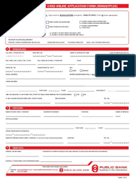 Psb bank provides online application forms for debit card, tax forms, kisan card, housing loan, education loan, personal loans and ppf form and several other services. Public Bank Application Form Pdf