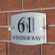 We offer custom house number & street name we have large collection of designs & sizes we use best outdoor acrylic material Acrylic House Signs 45 Acrylic Door Plaques House Numbers