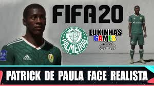 Agora, patrick de paula é negociável. Fifa 20 Patrick De Paula Palmeiras Face Realista Look Alike How To Make Pro Clubs Youtube