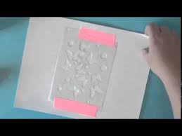 Your brass stencil should not be bent or distorted if used with the proper sandwich in the cuttlebug, bigkick or putting multiple shims or other things to make the sandwich thicker will only make things more difficult and. Embossing With Stencils Youtube