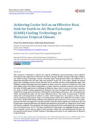 Ian machyar menambahkan, ustad tengku zulkarnain di rawat sejak 2 mei 2021 karena positif covid bahkan, ian machyar mengatakan, tengku zulkarnain dalam kondisi stabil saat pertama kali masuk di rs. Pdf Achieving Cooler Soil As An Effective Heat Sink For Earth To Air Heat Exchanger Eahe Cooling Technology In Malaysia Tropical Climate
