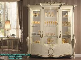 Jual Lemari Pajangan Kaca Klasik Italian Style Model Lemari Pajangan Kaca Klasik Italian Style By Furniture Lemari Jepara Nama Desain Kamar Desain Produk Mebel