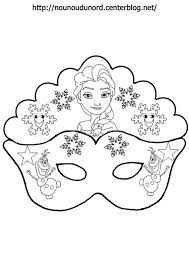 Unzählige malvorlagen mit prinzessinen warten darauf, ausgemalt zu werden. Masque Reine Des Neiges Elsa Olaf Faschingsmasken Basteln Faschingsmasken Kinder Masken Basteln