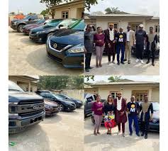 Former speaker of di nigeria house of representatives, dimeji bankole don wed di daughter of kebbi state govnor , atiku bagudu, and chairman apc governor's forum. E Money Gifts 4 Exotic Cars To His Workers As Part Of His Birthday Celebration Photos