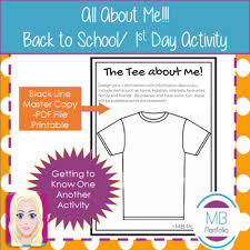 Grow your business with shopify®. All About Me T Shirt Worksheets Teaching Resources Tpt