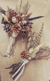 Are you planning an autumn wedding? Bridal Bouquets Without Flowers For Non Traditional Brides