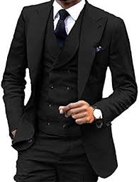 3 Piece Black Wedding Suit Groom Jy Men S Fashion 3 Pieces Men Suits Wedding Suits Men Groom Tuxedos Wedding Suits Men Wedding Suits Wedding Suits Groomsmen
