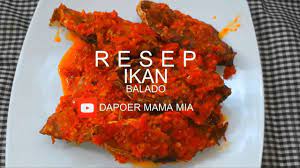 Ikan tongkol balado terbuat dari ikan tongkol, cabai merah, bawang merah, jahe, dan jeruk nipis. Resep Ikan Kakap Balado Masakan Nusantara Ala Mama Mia Non Msg Youtube