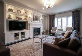 Before And After Living Room And Dining Room Makeover Living Room Remodel Living Room With Fireplace Livingroom Layout