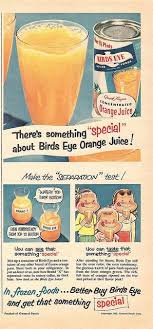 Birds Eye Frozen Squash Discontinued 1953 Birds Eye Orange Juice Ad Juice Ad Orange Juice Concentrate Frozen Orange Juice Concentrate