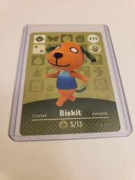 Check spelling or type a new query. Biskit 279 Animal Crossing Amiibo Card Authentic Series 3 New Never Scanned Ebay