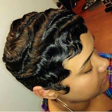 This list shows some of the best finger wave styles that. Dry Waves Finger Waves Short Hairstyles Finger Wave Hair Hair Waves Hair Styles