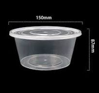 1000ml PP Plastic Food Container Take Away Bowl Fast Food Container OEM  Accepted