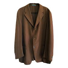 Cashmere jacket Malo Brown size 54 IT in Cashmere