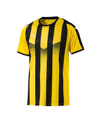 Research and shop all the latest gear from the world of fashion, sport, and everywhere in between. Puma Liga Striped Trikot Kurzarm Gelb Schwarz F07 Mannschaftskleidung Outfit Kleider