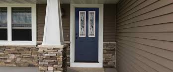 Expert craftsmanship takes expert product knowledge. 6 Panel Steel Exterior Door Prefinished In Navy Blue With 2 8 X36 Lites