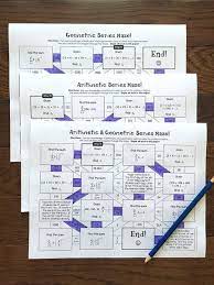 Maybe you would like to learn more about one of these? Arithmetic Series And Geometric Series Mazes Geometric Series Geometric Sequences Arithmetic