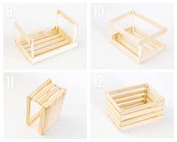 Make Your Own Mini Crates Decor Paper And Landscapes Crate Decor Mini Crates Diy Popsicle Stick Crafts