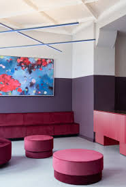Synthetic polymer paint on canvas the whole objective behind swiss psychologist hermann rorschach's ingenious phenomenon, called rorschach test, in making his patients say what they saw in a set of 10 standardized ink blots was to gain an idea of one's unconsciousness. Batek Architekten Transforms Blauer Stern Cinema With Saturated Colours
