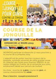 L'objectif est de collecter des fonds au profit de l'institut curie. Nexmove Participe A La Course De La Jonquille 2019 Nexmove