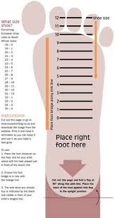 Printable Shoe Size Chart Womens Printall