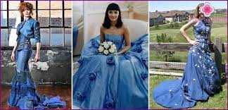 Denim Wedding Dress Popular Models Of 2015 And The Related Accessories With Photos Denim Wedding Dresses Denim Wedding Jeans Wedding