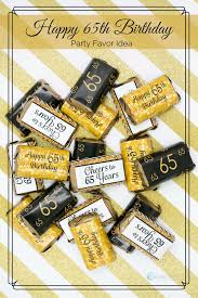 65th Birthday Party Favor Ideas Black And Gold 65th Birthday Party Mini Candy Bar Stickers 45 Count 65th Birthday Party Favors 65th Birthday Party Ideas 65th Birthday