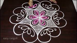 New Year 2018 Kolam Designs Easy Rangoli How To Draw New Year Muggulu Designs Kolam Designs Simple Rangoli Rangoli Designs