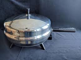 Farberware 310 B Electric Fry Pan Dome Lid 12 Skillet With Instruction Book Farberware Farberware Frying Pan Pan