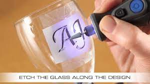 How To Etch A Wine Glass With The Dremel Micro Engraving Glass Diy Dremel Crafts Dremel Projects