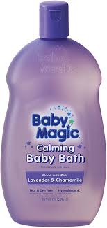 Amazon Com Baby Magic Calming Baby Bath Lavender And Chamomile 16 5 Fl Oz Pack Of 6 Health Household