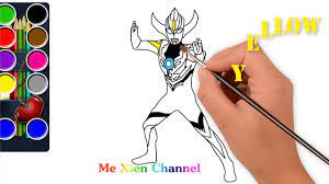 Ultraman ultra coloring pages colouring pages for kids happy viewing friends. Ultraman Orb Burnmite Ultraman Coloring Pages Youtube