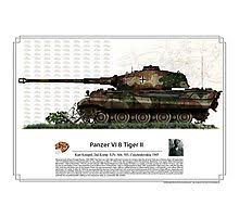 Panzer Vi B Tiger Ii Kurt Knispel 1945 Photographic Print By Thecollectioner In 2020 Tiger Ii Military Wallpaper Photographic Print
