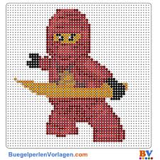 Bugelperlen Vorlagen Von Ninjago Von Lego Zum Herunterladen Und Ausdrucken Bugelperlen Vorlagen Bugelperlenvorlagen Basteln Bugelperlen