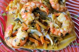 Wok D Endives Aux Gambas La Recette Facile Recettes Wok Cuisine Au Wok Endives