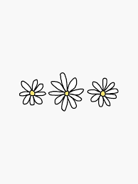 Three Daisies Sticker Tumblr Flower Tumblr Png Tumblr Transparents