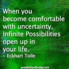 Comfortable With Uncertainty Eckhart Tolle Quotes Quotations Wisdom Quotes
